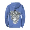 ADULT BLUE CORE FLEECE FULL-ZIP HOODED SWEATSHIRT CHURCH
