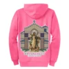 ADULT PINK CORE FLEECE FULL-ZIP HOODED SWEATSHIRT CHURCH